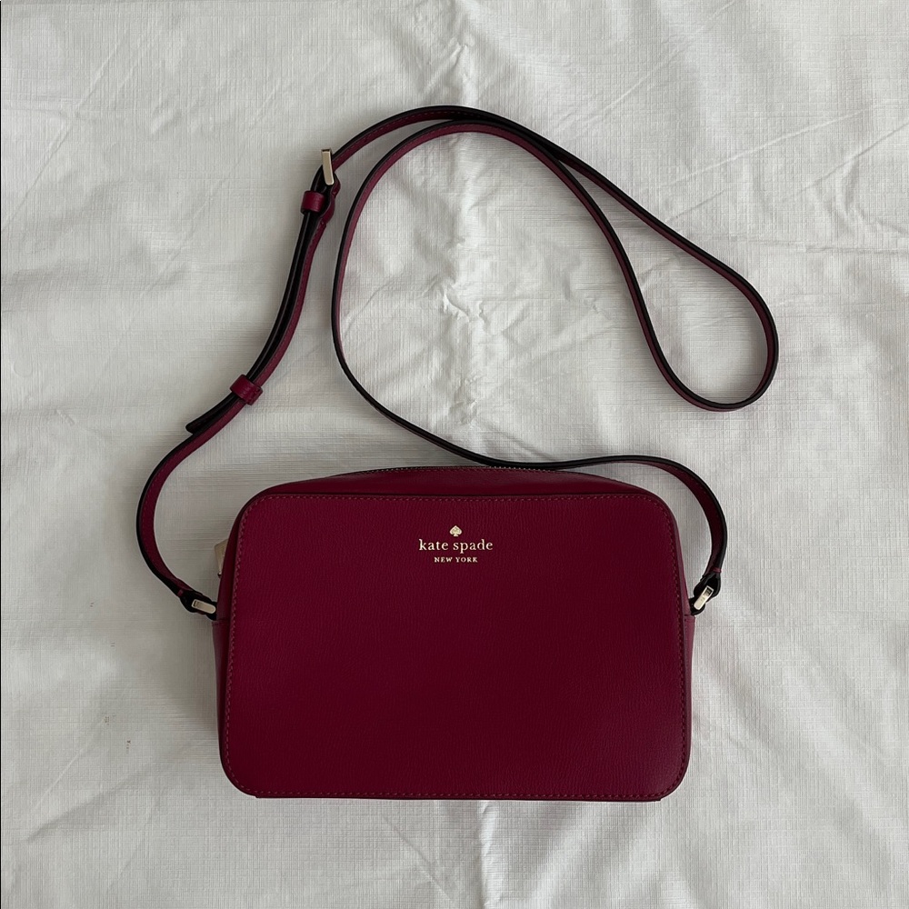 Kate Spade Burgundy Crossbody Bag